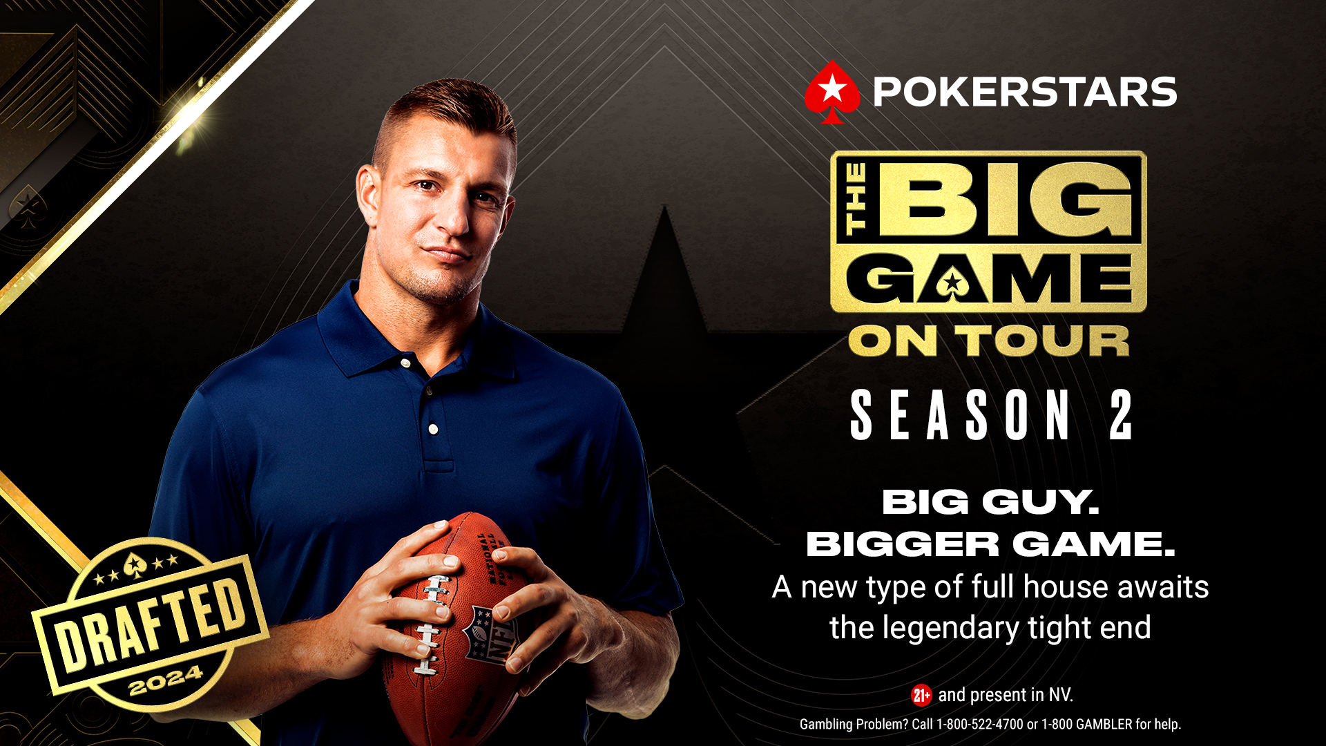 Rob Gronkowski Joins PokerStars Big Game on Tour