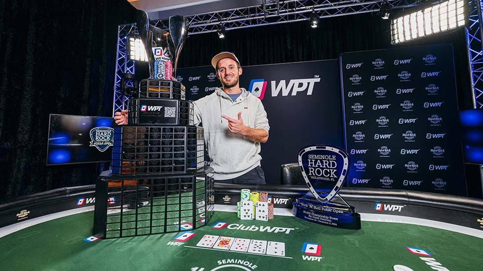 Dylan Smith Wins $3,500 World Poker Tour  Seminole Rock ‘N’ Roll Poker Open Championship