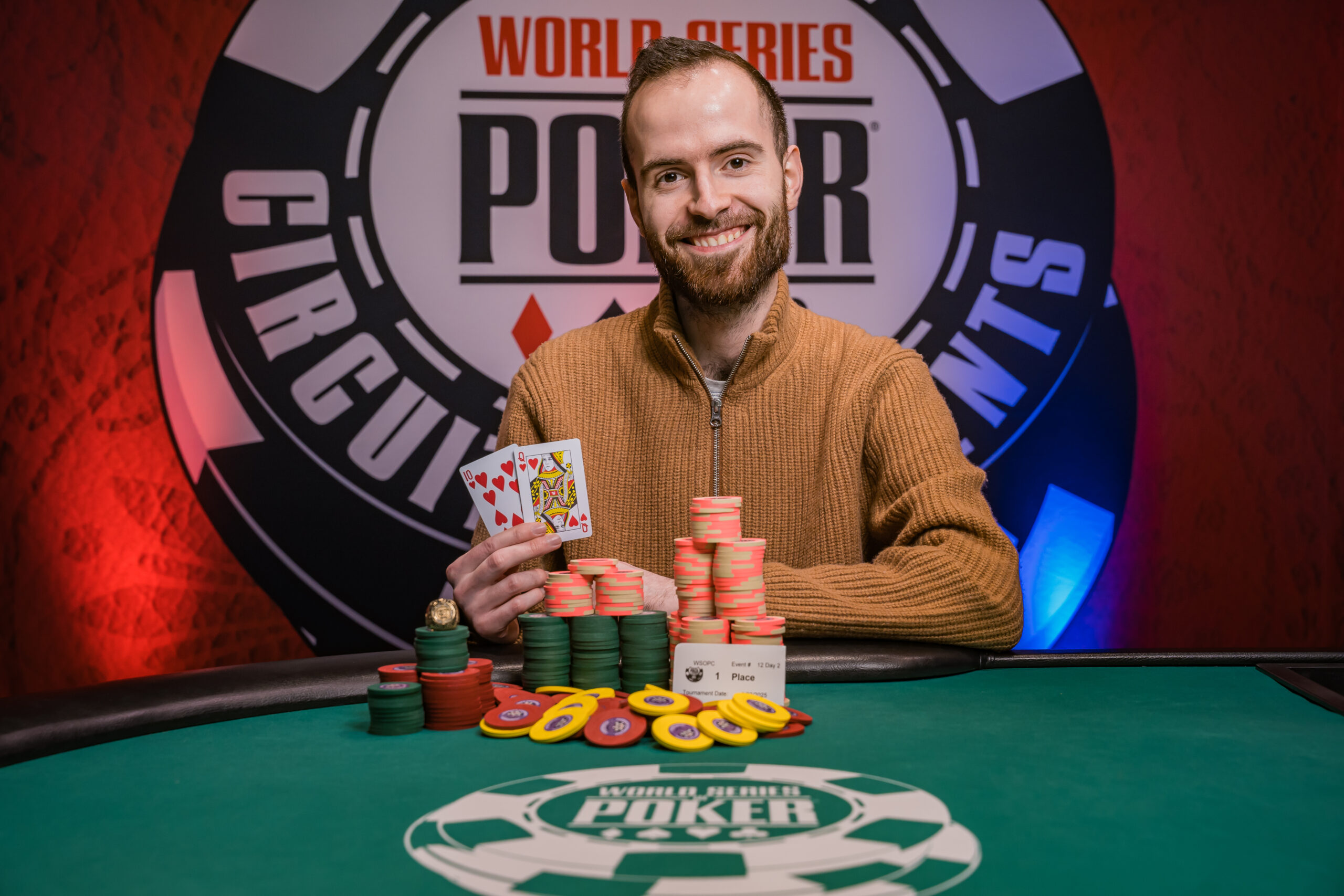 Florian Pesce Wins WSOPC Main Event at Harrah’s Cherokee after Event was Delayed by a Man Flipping Over Poker Tables