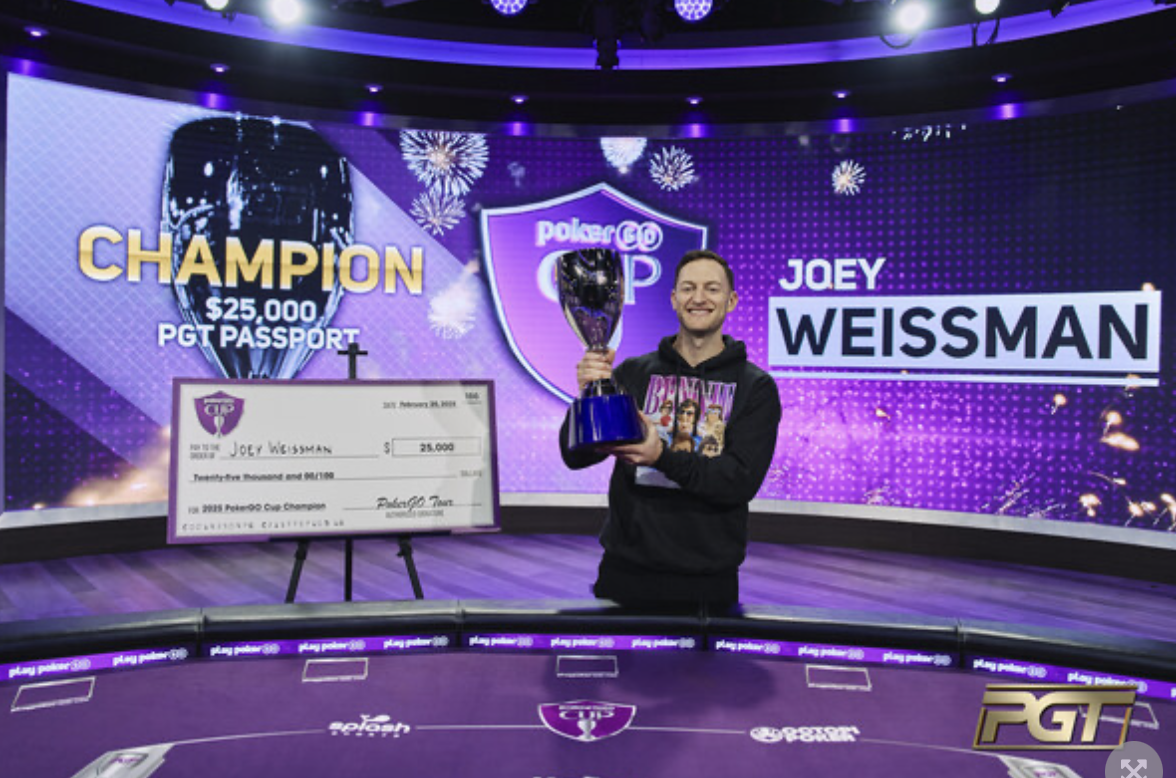 Joey Weissman Dominates PokerGO Cup Series